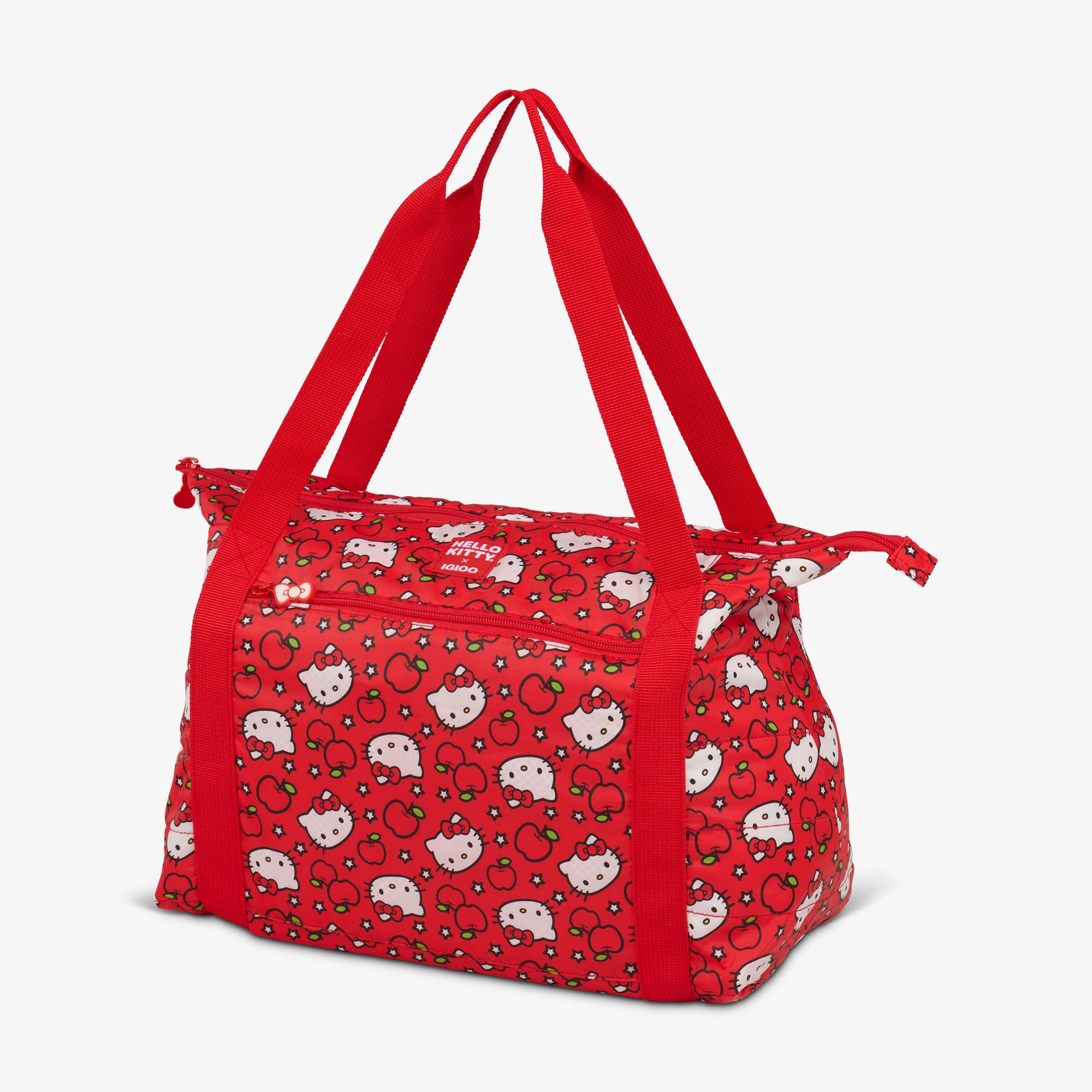 Hello Kitty Red Apples Packable Puffer 20-Can Cooler Bag - Image 2