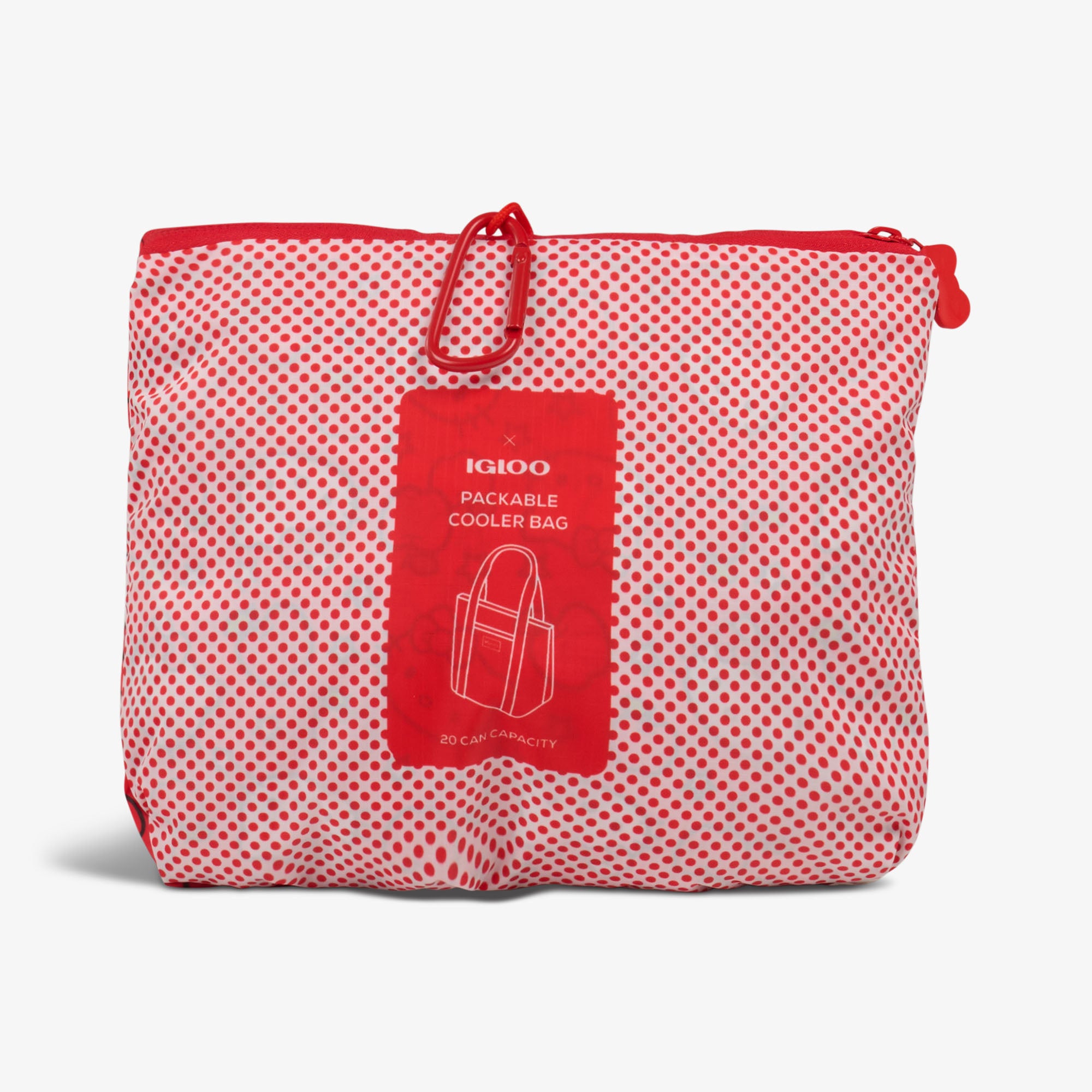 Hello Kitty Red Apples Packable Puffer 20-Can Cooler Bag - Image 3