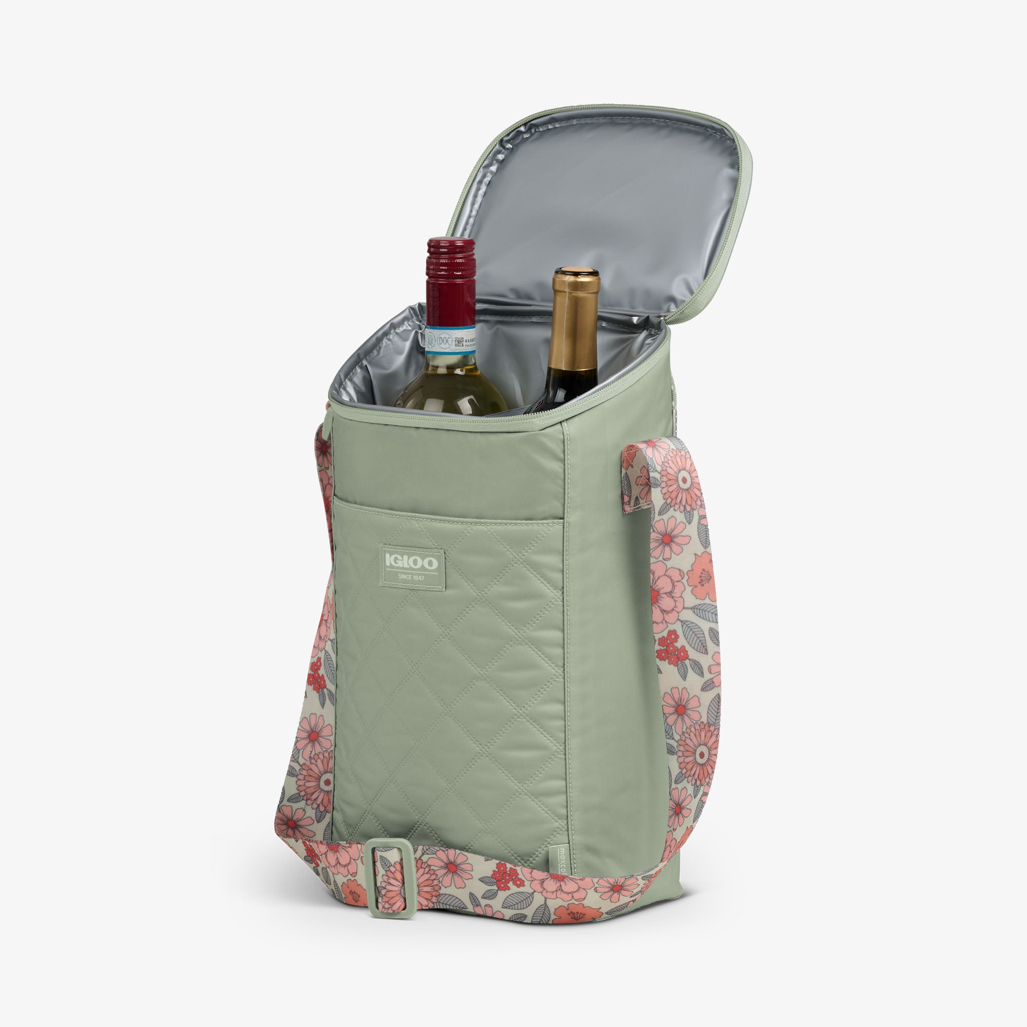 Floral MaxCold DUO Vertical Crossbody Cooler Bag - Image 3