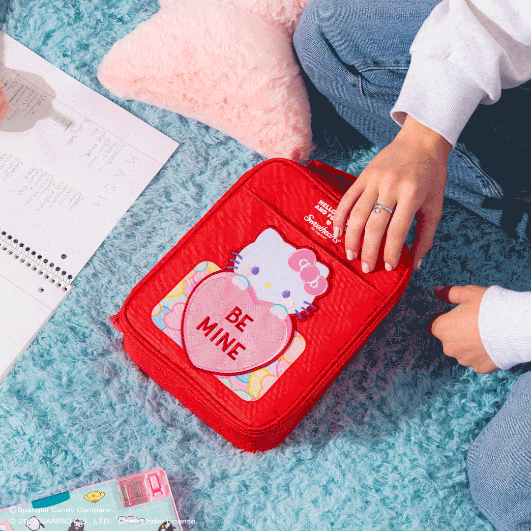 Hello Kitty and Friends x Sweethearts Candies Slim Lunch Cooler - Image 7