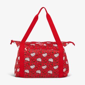 Hello Kitty Red Apples Packable Puffer 20-Can Cooler Bag